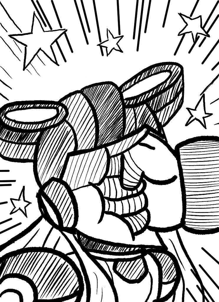 ド◯えもん見ながら描いた八つ当たり 
