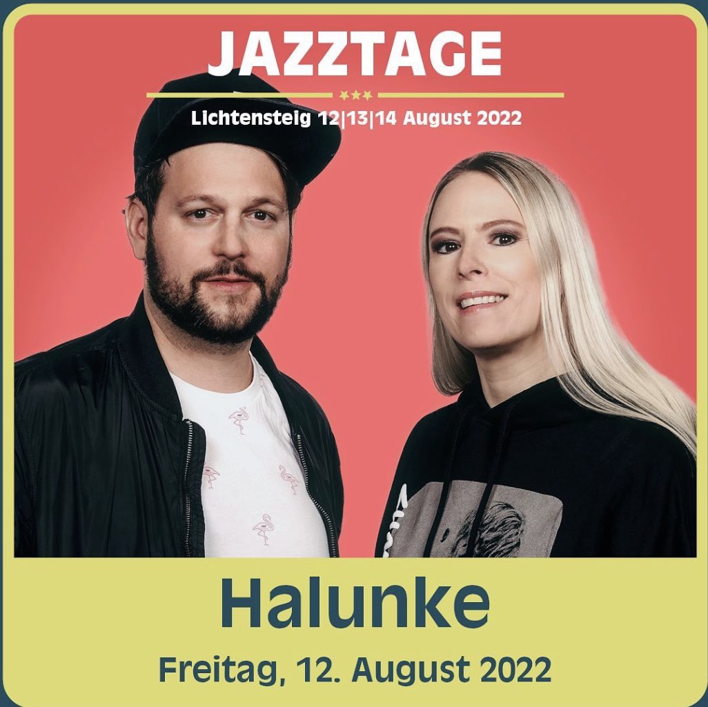 Jazztage's tweet photo. Die Berner Mundartrocker @Halunkeofficial geben uns die Ehre am Freitag 12. August im KB-Zelt der @Jazztage ! Wir freuen uns extrem, euch wieder zu sehen!!!
#Halunke #Jazztage22 #Toggenburg #Lichtensteig https://t.co/qNuHqQ3zRL