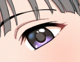 この目の描き方好きだわ^^ 