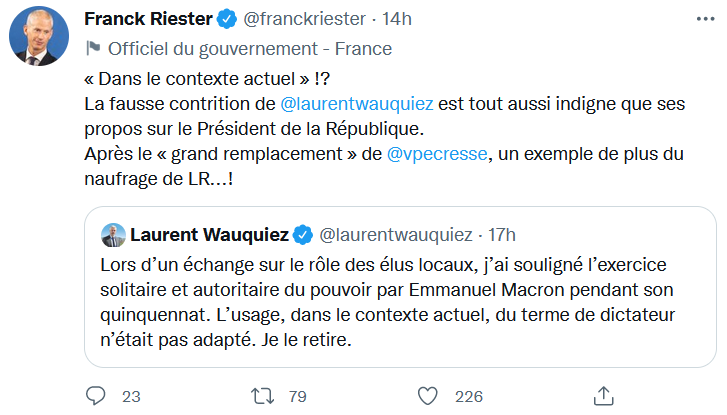 FieldFrance's tweet photo. #franckriester
Votre mandat exclut la possibilité de présenter une opinion favorable ou défavorable pour tel ou tel candidat, vous allez être bloqué sur notre page @TwitterFrance https://t.co/vgxJwxchxK