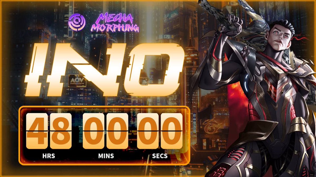 🥳Countdown to the #MechaMorphing INOs on Monday, March 7‼️ 

48 hours left before the INOs begins: 
<a href="/BabylonsNFT/">Babylons</a>: 12 PM UTC
<a href="/babyswap_bsc/">BabySwap</a>: 1 PM UTC
@wowarriors_io: 4 PM UTC 

Don't let this opportunity pass you by!🤩

Make sure you mark your calendar‼️