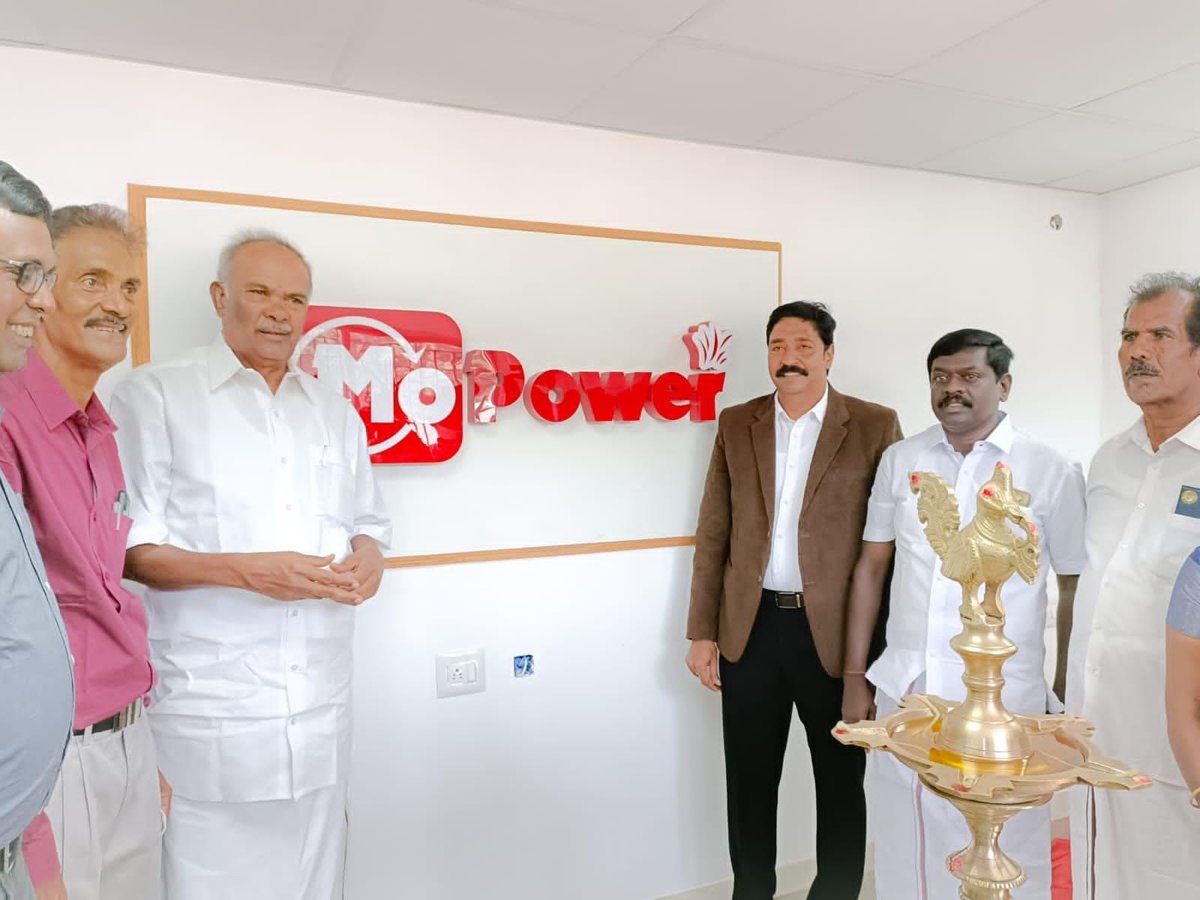 Sivapadmanathan's tweet image. நல்லூரில் ஆலடி எழில்வாணன் அவர்களின் #MoPower நிறுவனத்தை தமிழக சட்டப்பேரவை தலைவர் @AppavuSpeaker அவர்கள் தொடங்கிவைத்த நிகழ்வில்......