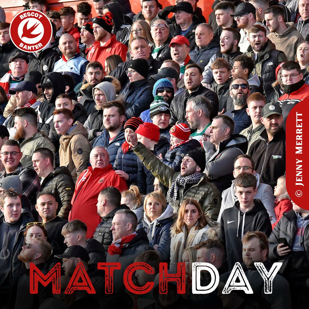 BescotBanter's tweet photo. 📅 IT'S MATCHDAY!
🆚 @BarrowAFC (A)
🏆 Sky Bet League Two
⌚ 3.00pm
📍 Holker Street, Barrow-in-Furness
🗒️ Leigh Doughty (Lancashire)
📻 https://t.co/p5NVZdcRHA
#BARWAL | #WalsallFC | #Saddlers | #BarrowAFC https://t.co/EmKG2NkVR5