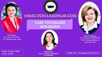 Geçmişini bilmeyen geleceğe yön veremez’… 8 Mart Dünya Kadınlar Gününde, Cumhuriyetimizin öncü kadınlarından İlk Kadın Valimiz Dr. Lale Aytaman’ı dinlemeye davetlisiniz..💐Katılımınızdan mutluluk duyarız#dünyakadınlargünü#kadınmücadelesiengellenemez#öncükadınlar#cinsiyeteşitliği