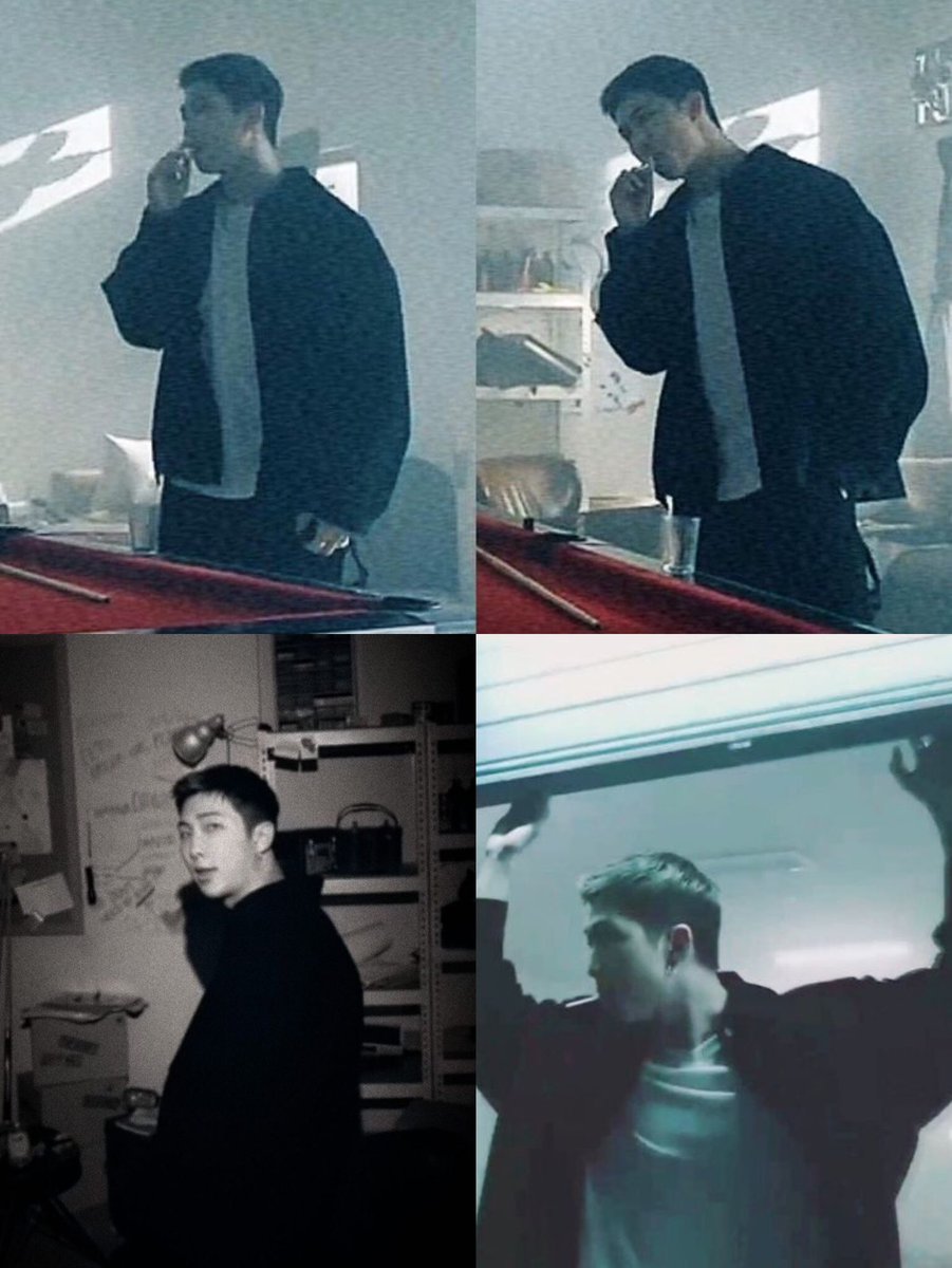 if namjoon existed in the 90’s as a badass heartthrob