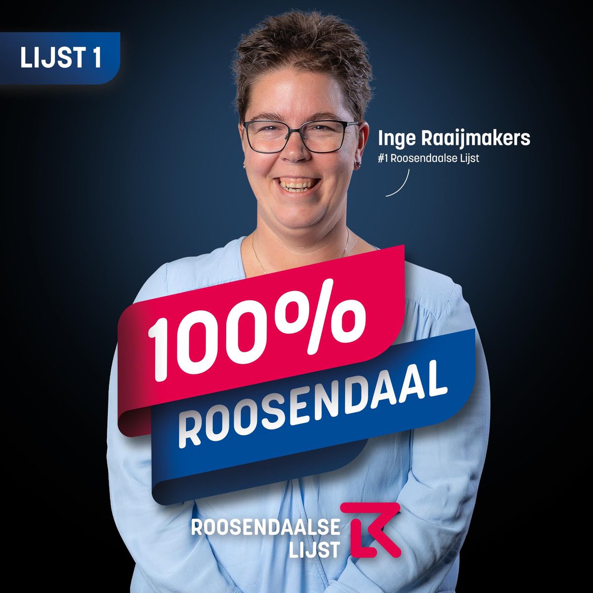 In "haar" stadje zet zij zich in door te luisteren en te verbinden. De jongste wethouder van onze gemeente. Trots op 1, Inge Raaijmakers
roosendaalselijst.nl/kieslijst/inge…

Lijst 1 | 💯% #RoosendaalseLijst #GR2022 #Heerle #Moerstraten #Nispen #Wouw #Wouwseplantage #Roosendaal #Burgerhout