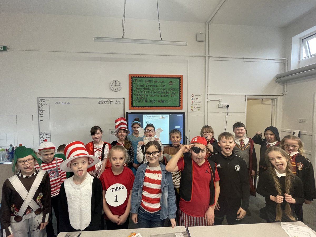 MeadowsideWillo's tweet photo. Year 5 really enjoyed themselves this week as we celebrated World Book Day in style. Special congratulations to Riley and Elliott for winning the best outfit awards. #worldbookday2022 #MeadowsideReading https://t.co/f56JYFHk5S