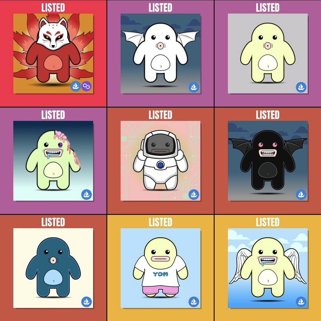 Weekend #NFTs bestie...
Choose #YourOwnMonster

opensea.io/YourOwnMonster