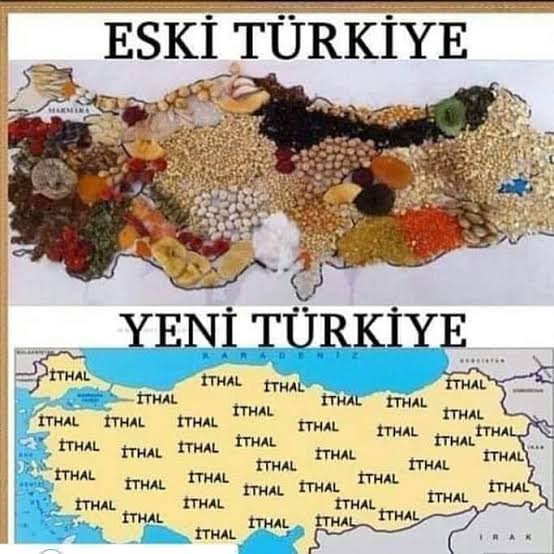 Bu ülkede herşey verimsiz, bu yüzden ithal ediyoruz öylemi..?😡😡
 Bence verimsiz olan bu Ülkeyi yönetenlerdir nokta.

#aycicekyağı
#SandıkNeZAMAnGeliyor