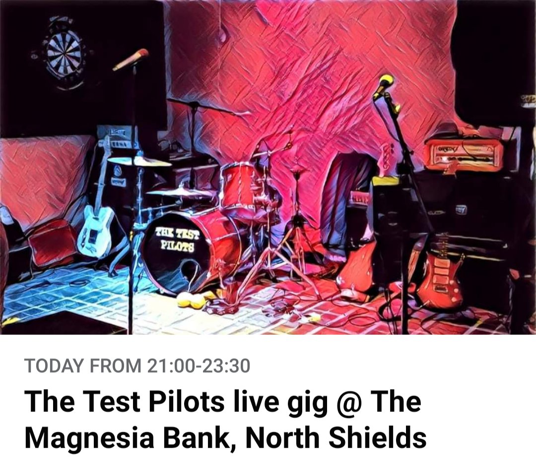 TheTestPilots's tweet photo. We're playing in #NorthShields at The Magnesia Bank tonight from 9pm!
#KeepMusicLive #SupportYourLocal #RocknRoll #SupportLiveMusic https://t.co/OeK9OMv17m