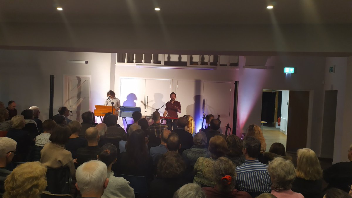 DunsdenHall's tweet photo. Great show to capacity crowd at the hall last night by @Ninebarrow! https://t.co/gSbmtsGBRL https://t.co/GW234SoYuv