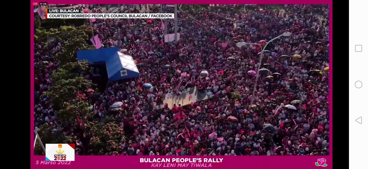 SakalamSarah's tweet photo. Crowd as of 5pm
#BulacanIsPink https://t.co/SFEHfirJsv