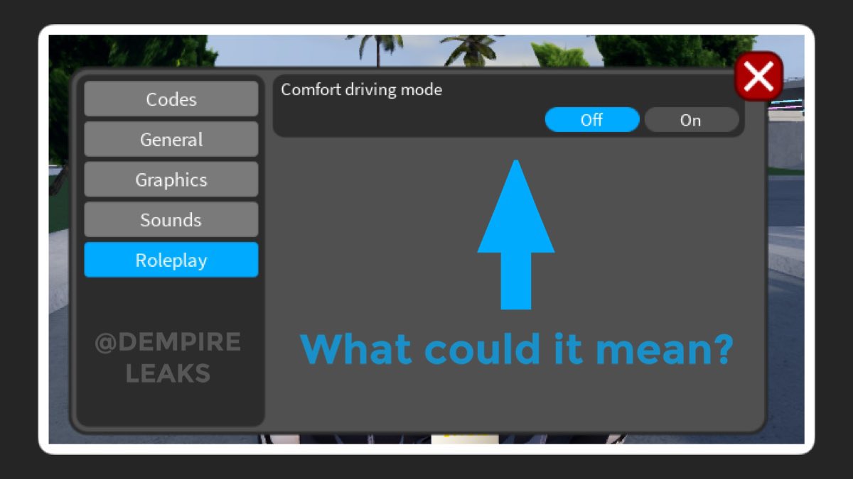 DEmpireLeaks's tweet photo. Leaks- (From official DE discord server)
👀
#DrivingEmpire #DrivingMode #DevelopmentUpdate #Update #DEmpireLeaks https://t.co/1DKw6JdPGk