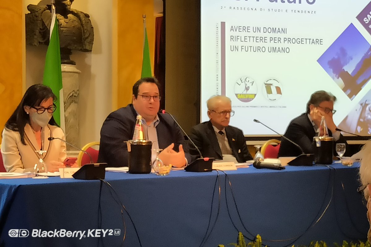 GiulioTerzi's tweet photo. #Bonfrisco,#Durigon,#Basini,#Giorgetti alla #BiennaleDelFuturo : "Avere un domani,riflettere per progettare un futuro umano" . @GlobalCRL @fleinaudi @avvbenedetto @GiorgiaMeloni @adolfo_urso @centrostudiusa @Machiavelli_it https://t.co/reSMxWVgC7