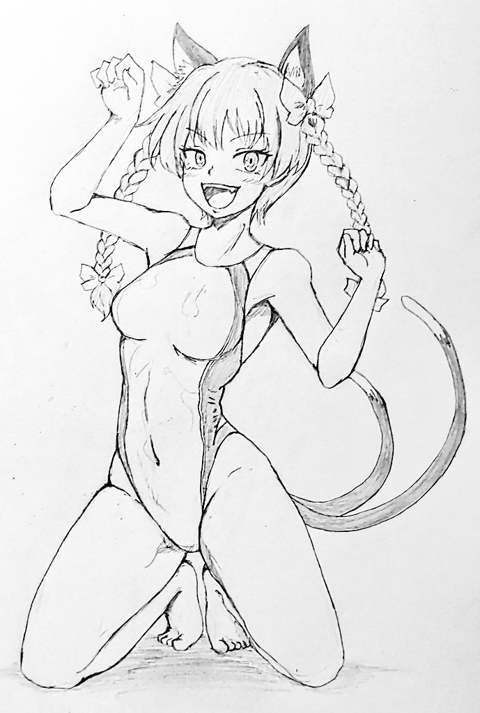 ─にゃーん─
競泳水着お燐の魅力ポーズに酔いしれろ(にゃーん) 