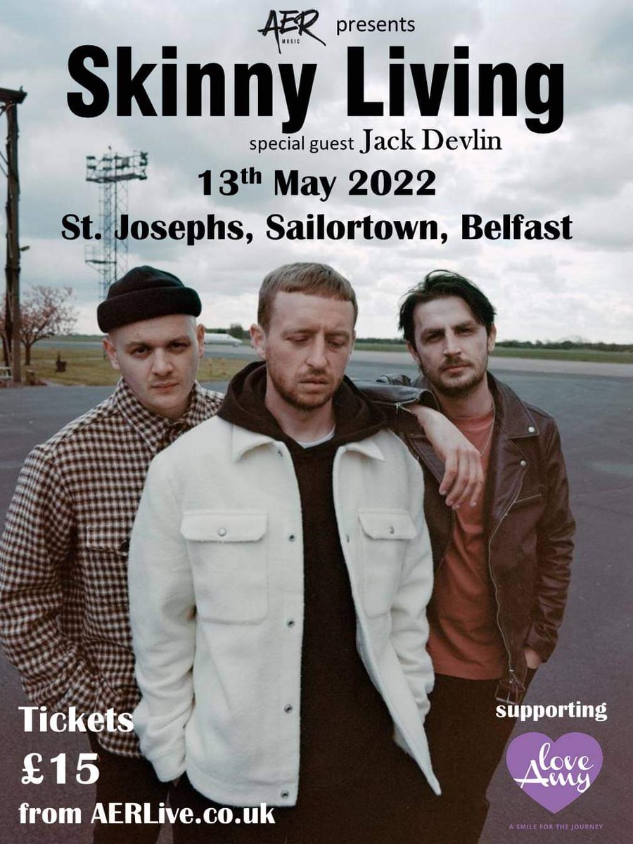 **GIG ANNOUNCEMENT** @skinnylivinguk Live in Belfast Supporting @loveAmyni