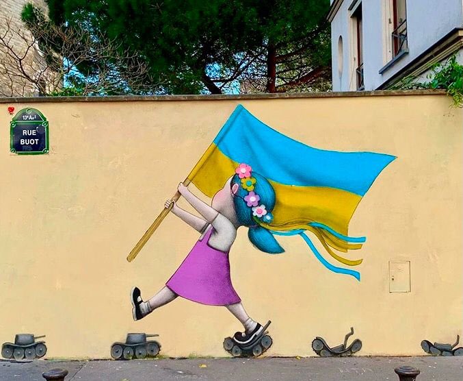 dhboutin's tweet photo. Très belle nouvelle fresque de l’artiste #Seth réalisée cette nuit à la butte aux cailles dans cet arrondissement amoureux des artistes et du #streetart #paris13 ! 💪🏻🇺🇦 #UkraineWillResist #WeStandWithUkraine https://t.co/ConxEY9weP