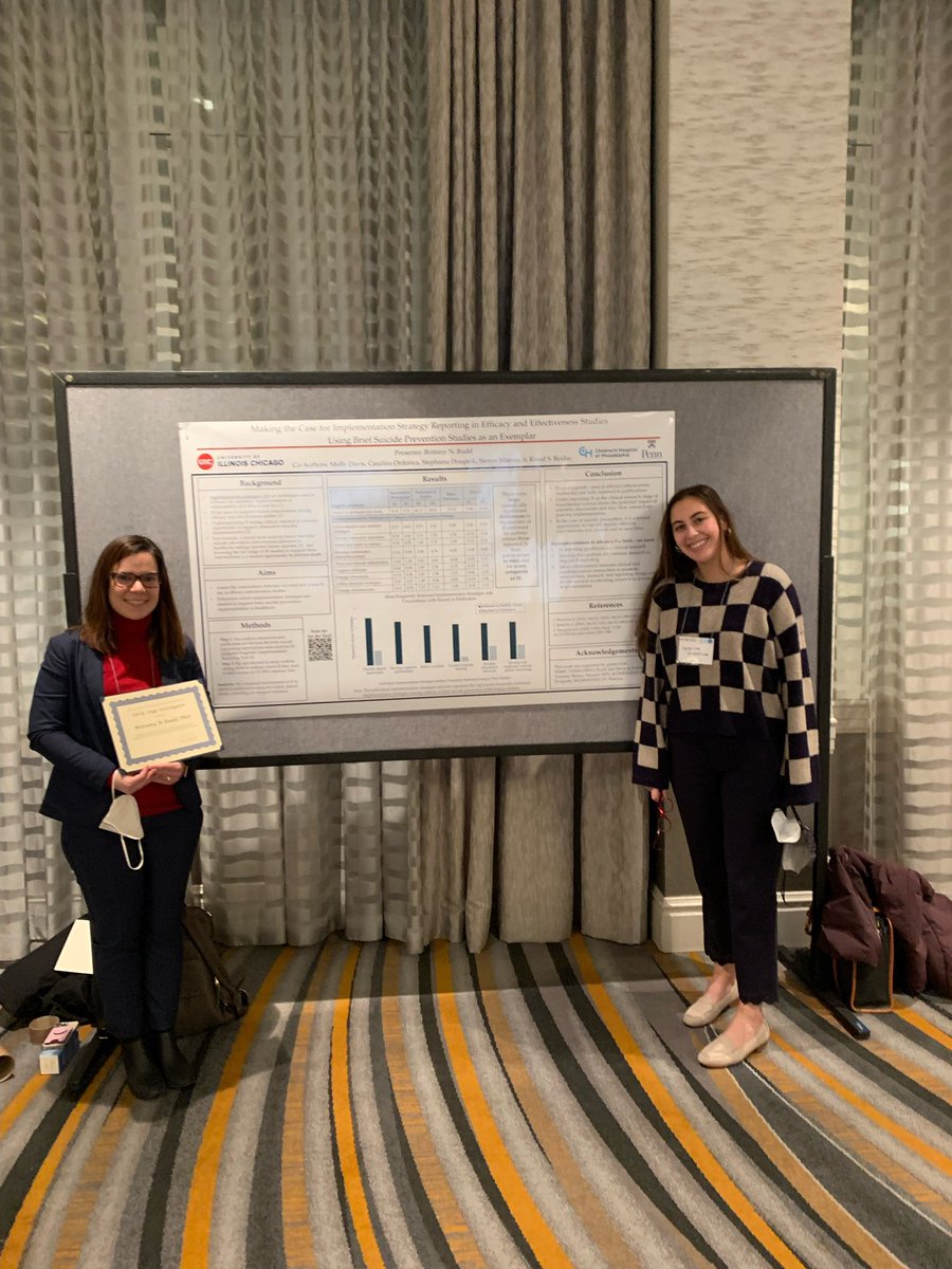 bnrudd's tweet photo. We (@cmordorica @Rsbeidas #MollyDavis @StephDoupnikMD #SteveMarcus) won second prize for best #ImpSci presentation at the 2022 Midwest Clinical and Translational Research Meeting. I’m looking forward to sharing this work with the world! #CSCTR https://t.co/19gRXP1Xxo