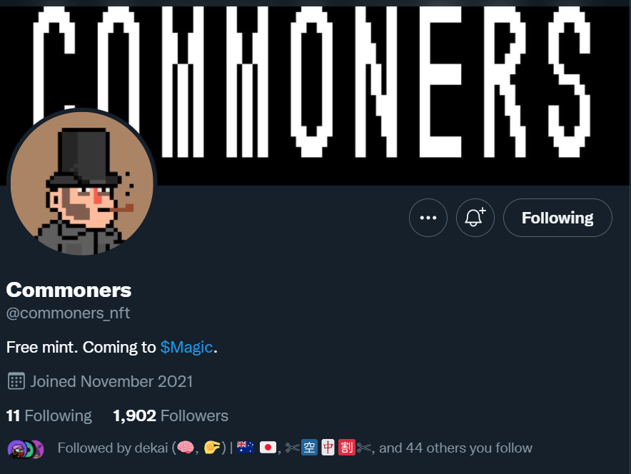 👀👀

If your not already, make sure your all following and supporting one of the true backbones of the Smol community <a href="/commonopoly_/">commonopoly</a> 

<a href="/commoners_nft/">commoners</a> 
<a href="/commoners_nft/">commoners</a>