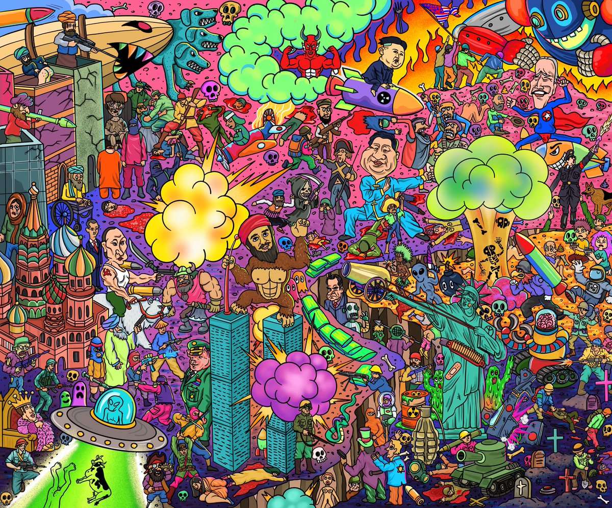 We all know “war is hell” but it’s still happen. foundation.app/@popmental/fou… #nft #NFTTHAILAND #nftart #NFTCommumity #NFTcollections #NFTCollection #nftcollectors #NFTcollectibles #NFTcollectible #war #eth #UkraineRussianWar #cryptoart