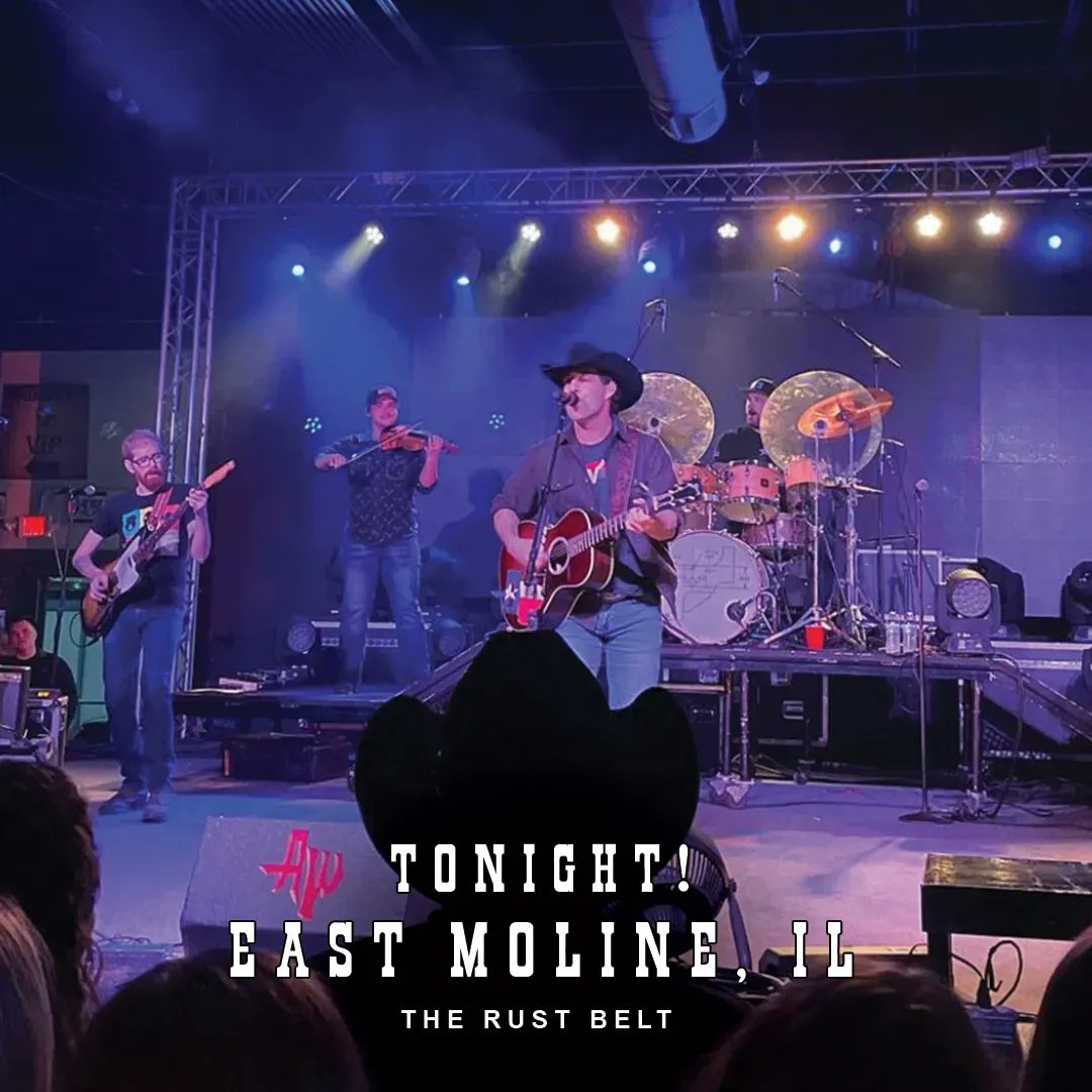 aaron_watson's tweet photo. Illinois, get ready to sing #UnwantedMan with me at The Rust Belt tonight! 

Thanks for the pic, @emilycdennison_! 

#AaronWatsonMusic #AaronWatson #countrymusic #country #texasmusic https://t.co/c63ShWAYme