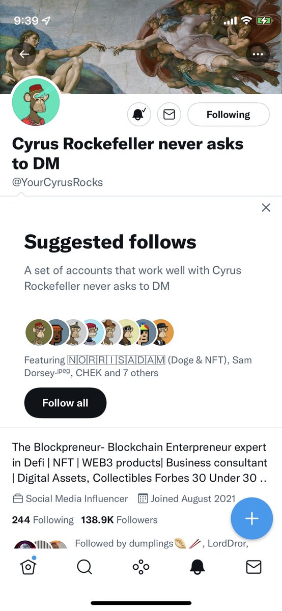 @YourCyrusRocks <a href="/5aum7gam9/">🕉️sri369.core|CryptoHubDackieSwap💚🌙NFTFeed</a> <a href="/RRN3/">Randy 🏳️‍🌈 🇺🇸</a> <a href="/EpicCryptoDudes/">Epic Crypto Dudes</a>