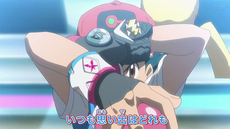 アニポケの新OPのサトシがメガグローブ、Zリング、ダイマックスバンド