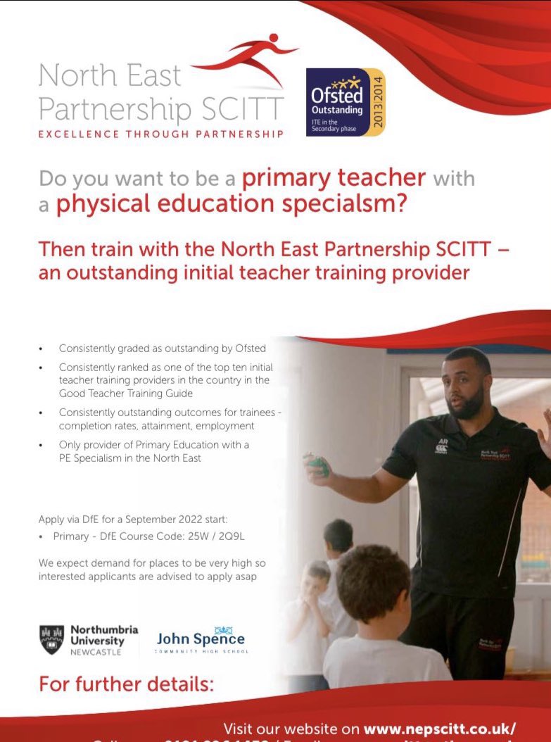 HockingMiss's tweet image. Highly recommend @NepScitt to anyone interested in becoming a teacher specialising in PE. The tutors are outstanding and the support you receive is amazing. Best decision I ever made!