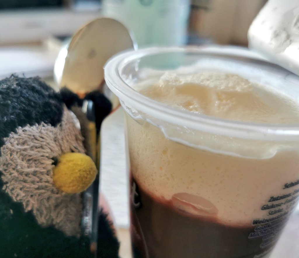 😮🤩 Und nach dem Sonnenspaziergang gibt es jetzt noch einen Schokopudding. Ich werd verrückt!