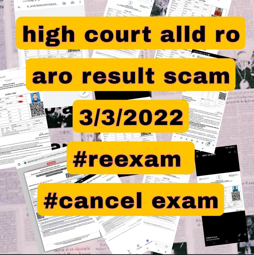 shivaay199307's tweet photo. #ahc_ro_aro_exam_scam low seats cutoff is low, high seats cutoff is 90 percent . This is new trend and people are scoring 194 out of 200 in the exam of GS. This is a board exam where you can get around 200/200. New trend is followed by our Allahabad Highcourt#ahc_ro_aro_exam_scam https://t.co/nwu8GWlHCm
