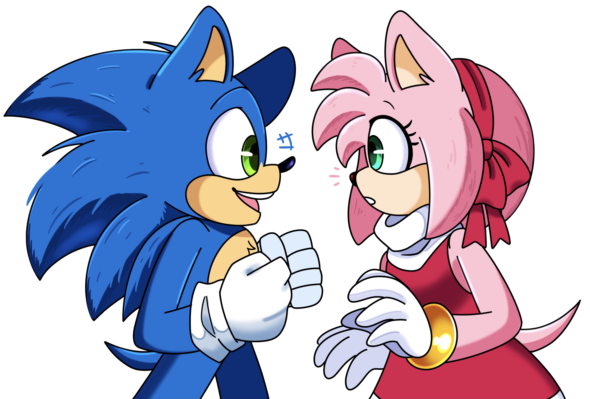 Sonic and amy kiss HD wallpapers