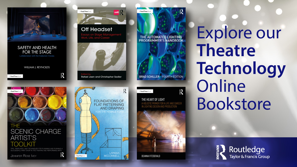 tandfMediaArts's tweet photo. To celebrate #USITT22 weβve created a Theatre Technology Online Bookstore: https://t.co/ytF3ThwA1h Save 20% on your book order with the discount code UML20. @usitt https://t.co/iXP9nxFdUF