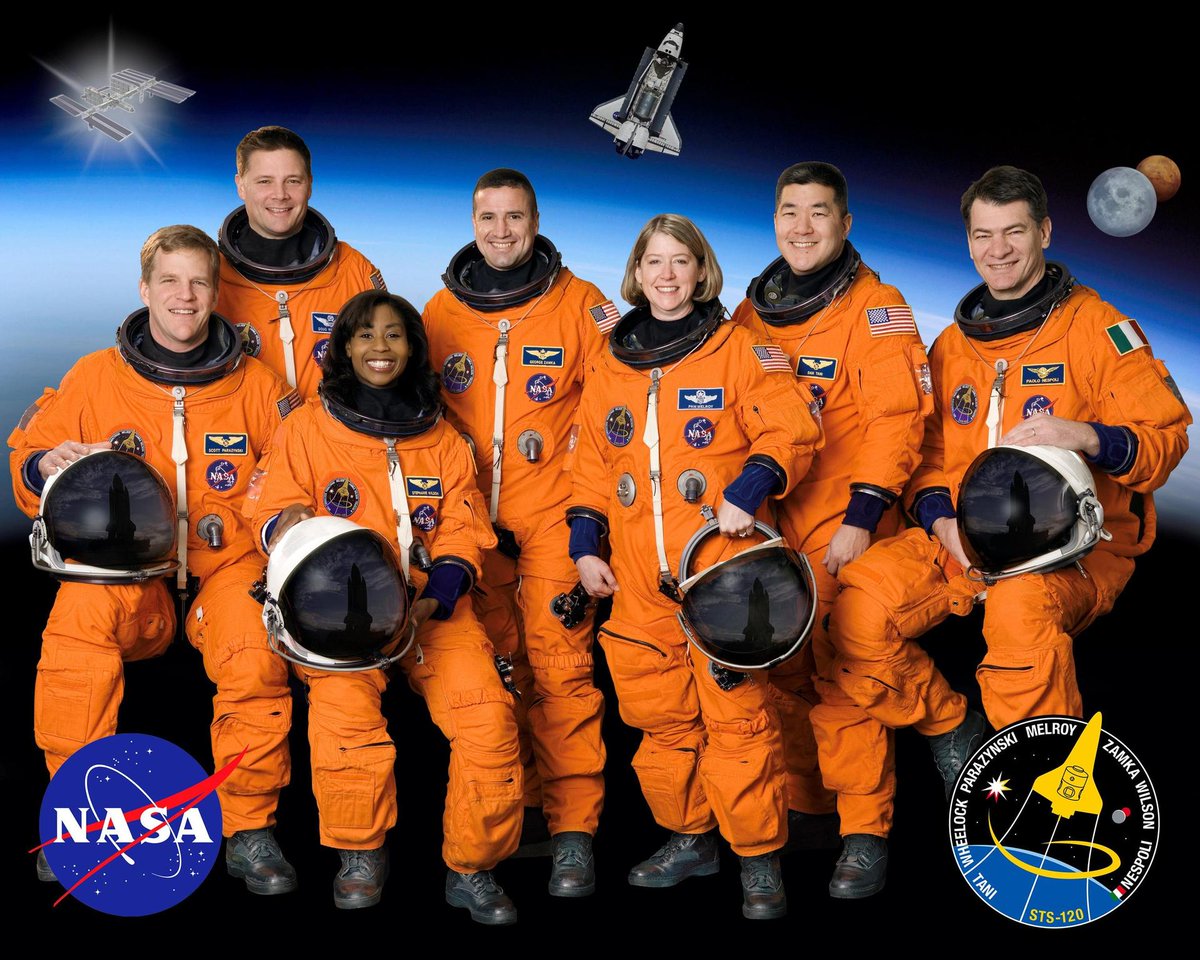 16 February 2007 — KSC-07pd2383
––––––––––––––
JOHNSON SPACE CENTER, Houston, Texas -- STS120-S-002 -- These seven astronauts take a break f…
––––––––––––––
images.nasa.gov/details-KSC-07…
