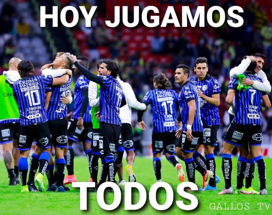 ¡HOY JUGAMOS TODOS!
Fecha 9️⃣ #GritaMéxicoC22 <a href="/LigaBBVAMX/">Liga BBVA MX</a>:
<a href="/Club_Queretaro/">Gallos Blancos 🐓</a> vs <a href="/AtlasFC/">Atlas FC</a>
🏟️ Estadio Corregidora 
🕛 17:00
🖥️ Fox Sports 2
🇪🇪🐔🇪🇪 
#Querétaro #GallosBlancos 
#QFC #gallosdepelea