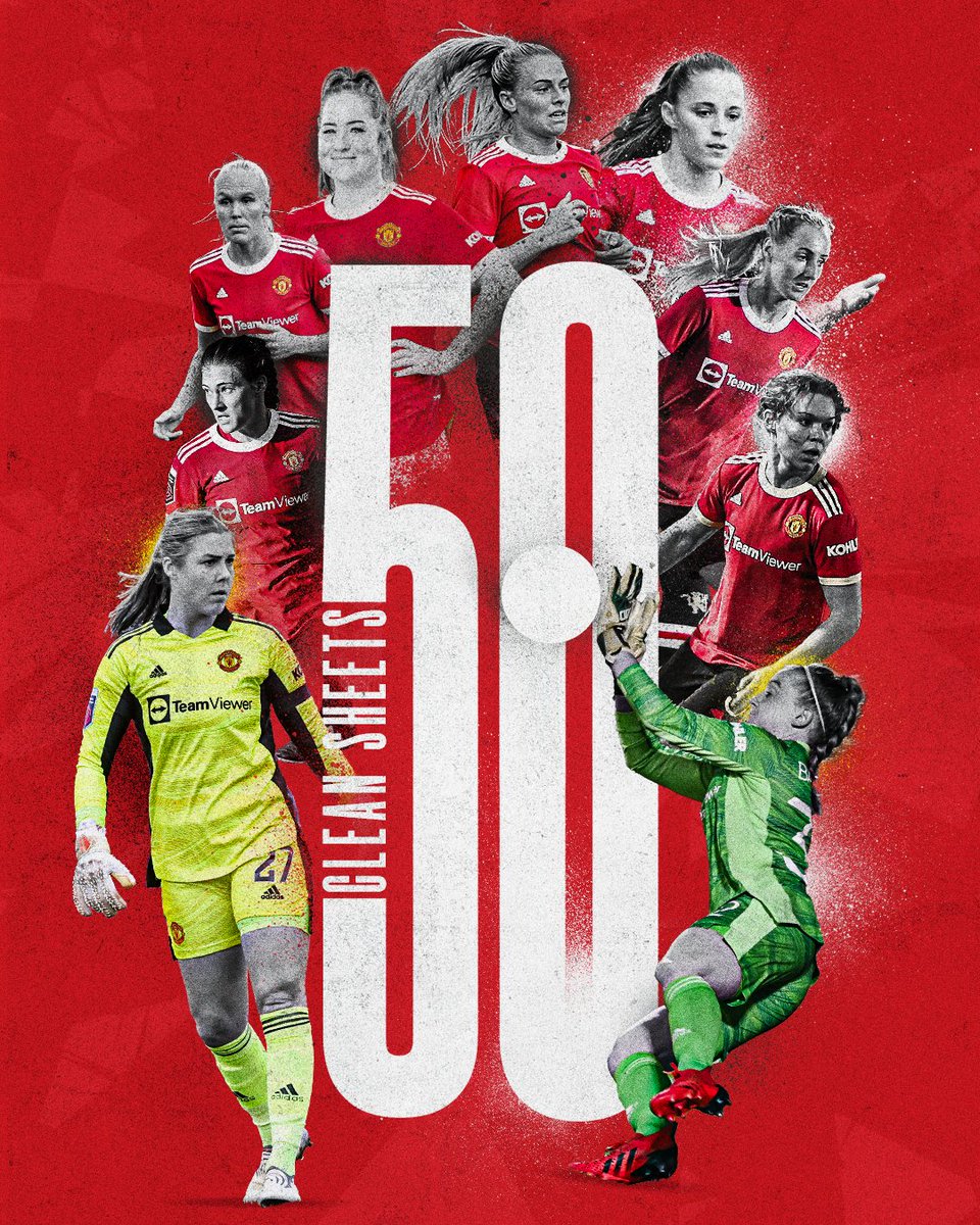 ManUtdWomen's tweet photo. Making a case for the defence 🧱⛔️
A half-century of #MUWomen clean sheets, built on teamwork and sheer determination! 💪 https://t.co/YGKsyc1UTm