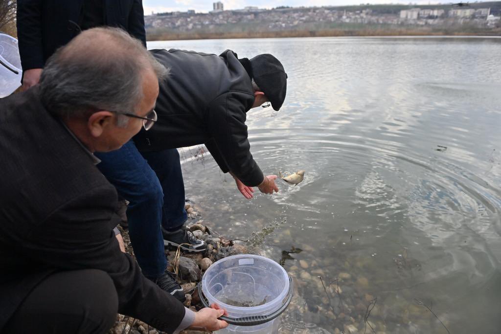 munirkaraloglu's tweet photo. Hemşehrilerimiz,

Millet Bahçesi'nde piknik yaparken balık da tutabilecek…🎣🎏🐟

#Dicle Nehri'mizin içindeki yapay göletimize;

Su Ürünleri Genel Müdürlüğümüzün sağlamış olduğu yavru balıkları bıraktık.

Şimdiden rast gele 😊

#KeremKe https://t.co/3mwP9tI76C