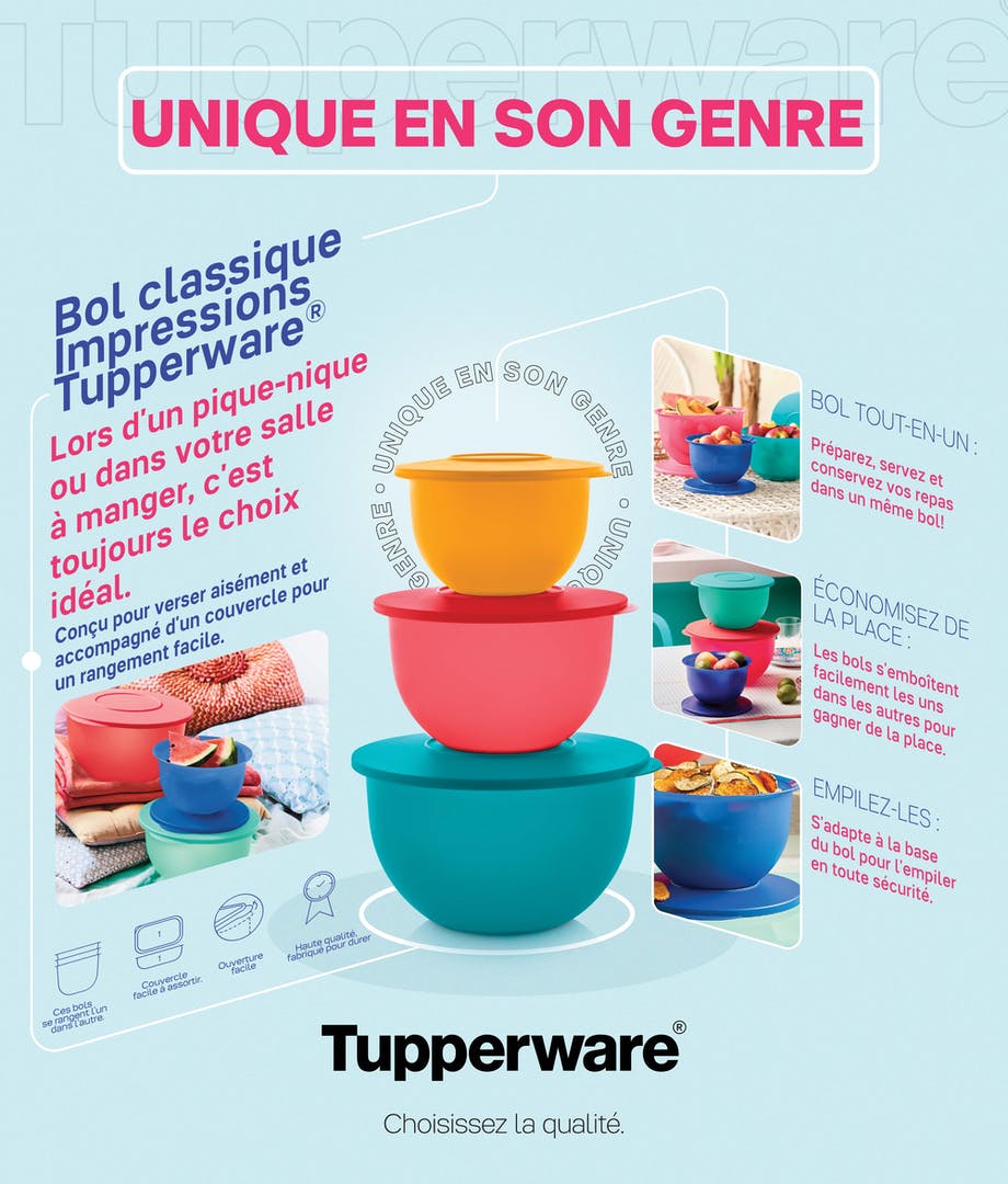 Party Tupperware Julie Comtois on X: #Tupperware #modedevie #zerodechet  #zerogaspillage #Éco #mangersante #organisation #Ultrapro #sauteuse  #seriechef  / X