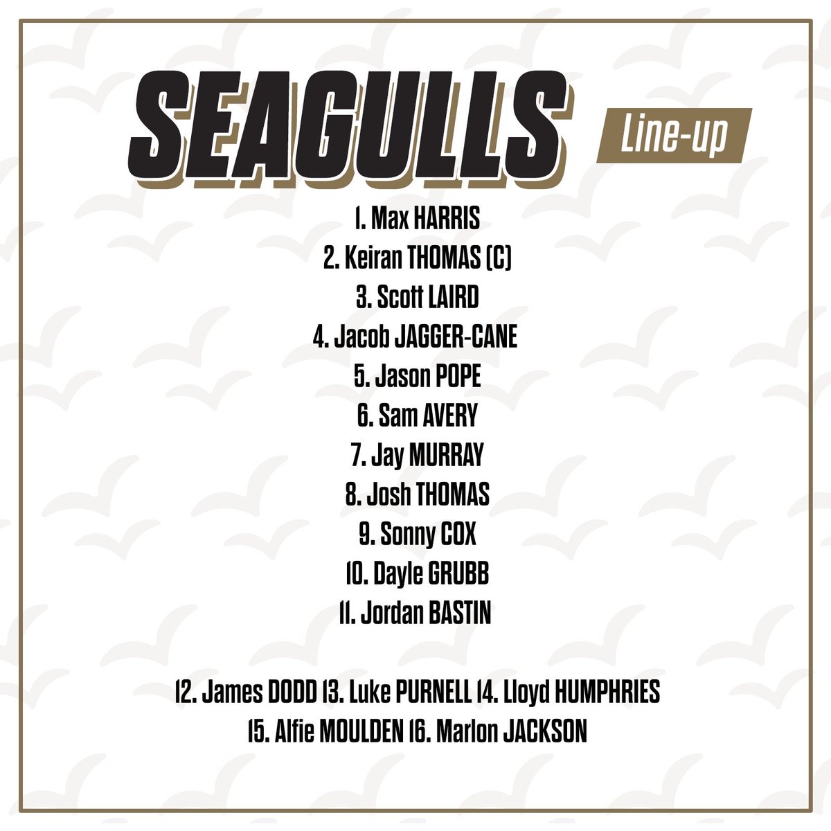 WSM_AFCOfficial's tweet photo. The team lineup for today's clash with Poole Town 💪

➡️ Avery, Cox
⬅️ Dodd, Jackson 

#WsMAFC ⚪⚫ https://t.co/LyYmAegXGZ
