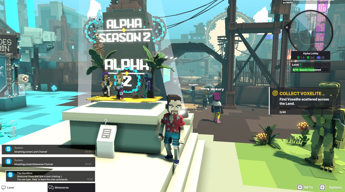 disgest_z's tweet photo. @TheSandboxGame I just participated in the daily #SandboxAlphaS2Contest for a chance to earn up to 1,000 $SAND! Day 1 - Selfie with the S2 Alpha Pass. Check out my screenshot below! 👇 #SandboxAlphaS2 https://t.co/FYQJCZKqwd