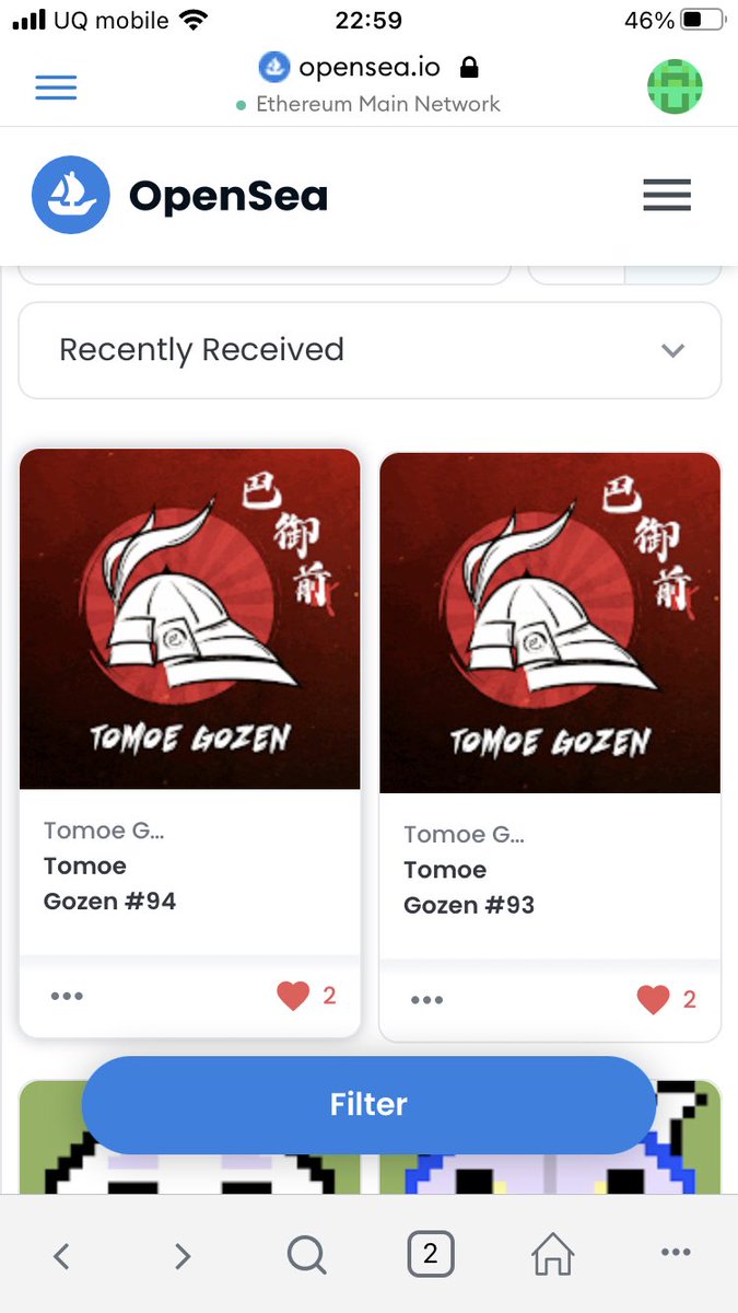I bought it two NFT on presale😍😍😍

#tomoegozen #nftcollector #NFTCommunity