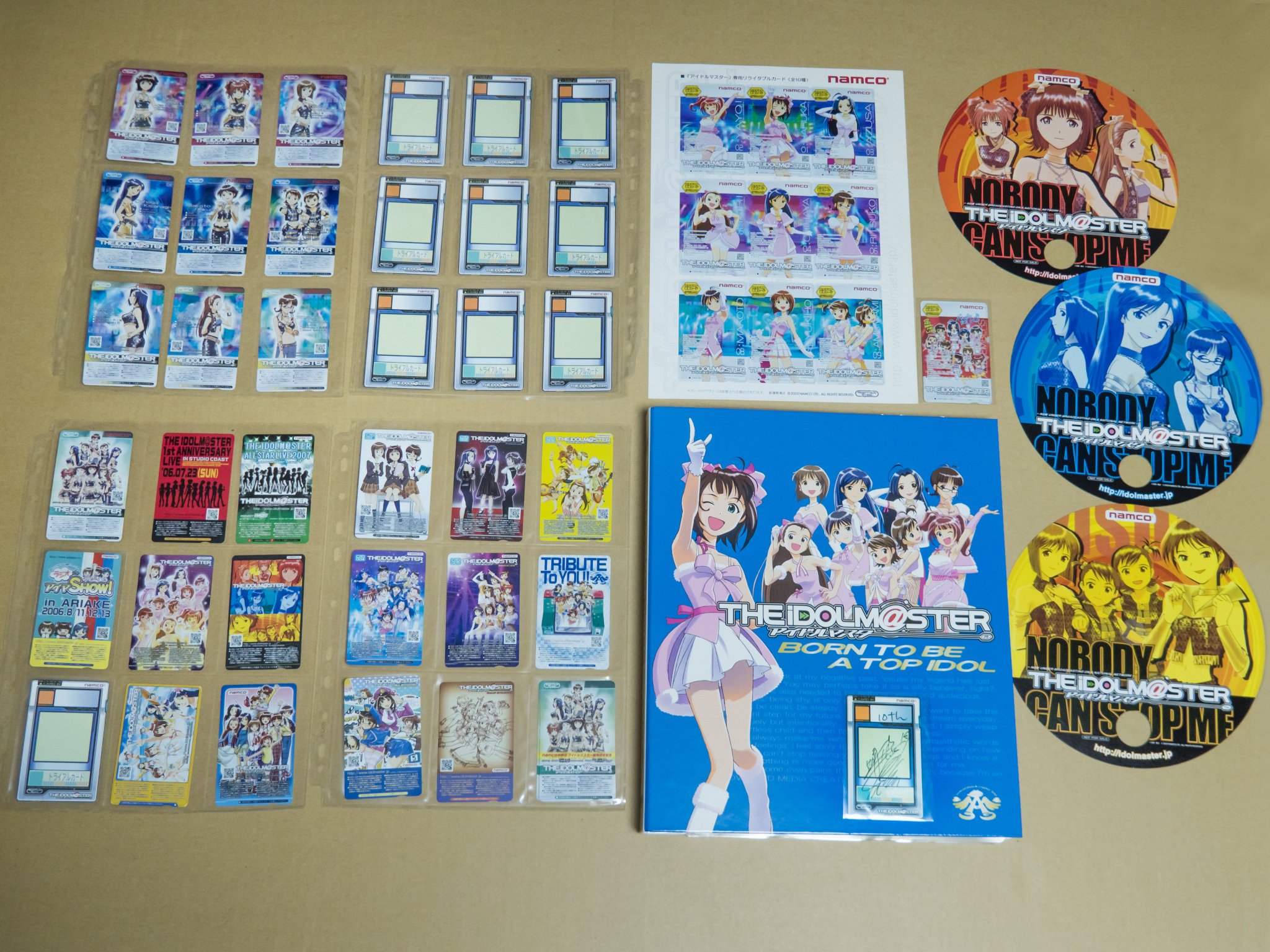 アイドルマスター　リライタブルカード　新品未使用　最終在庫 アイドルマスター リライタブルカード（未使用） （アイドル