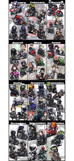 #3月になったのでフォロワーさんに自己紹介しようぜバイク絵描いたり、月刊withBIKE(九州内のバイク情報誌)にイラスト掲載してもらったり、そこから派生して絵仕事頂いたりしてます。バイクは...全然乗ってませんが 