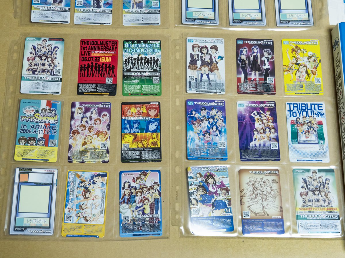 アーケード版アイドルマスター リライタブルカード内訳＞ ・ロケテ版