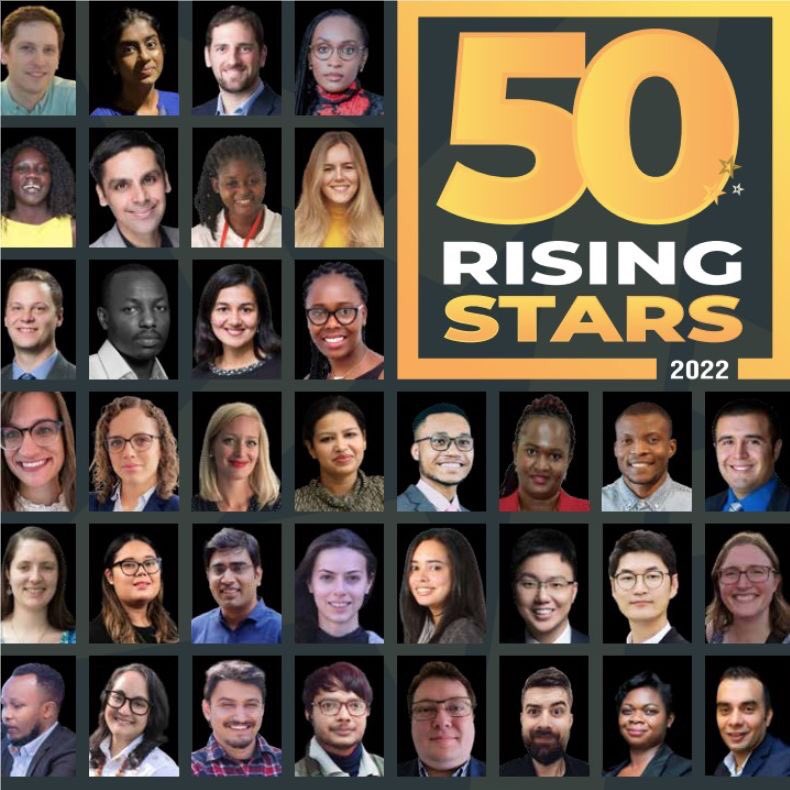 Marie_Makuate's tweet photo. I am humbled to be part of the amazing Geisp world 50 Rising Stars 2022 list.
Very fortunate to be working in the #geospatial field. It represents the #future.
This is a great accomplishment, but also the beginning of a great #adventure. 
#geospatial #techwomen #WomenInSTEM https://t.co/xxSuTdQvqz
