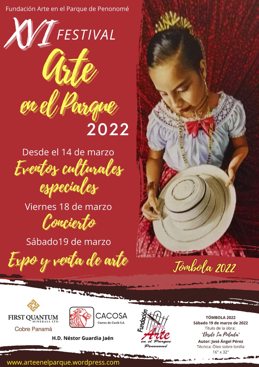 dicky_aparicio's tweet photo. los esperamos XVI Festival Arte En Parque 2022 https://t.co/OQ8Yql3ytv