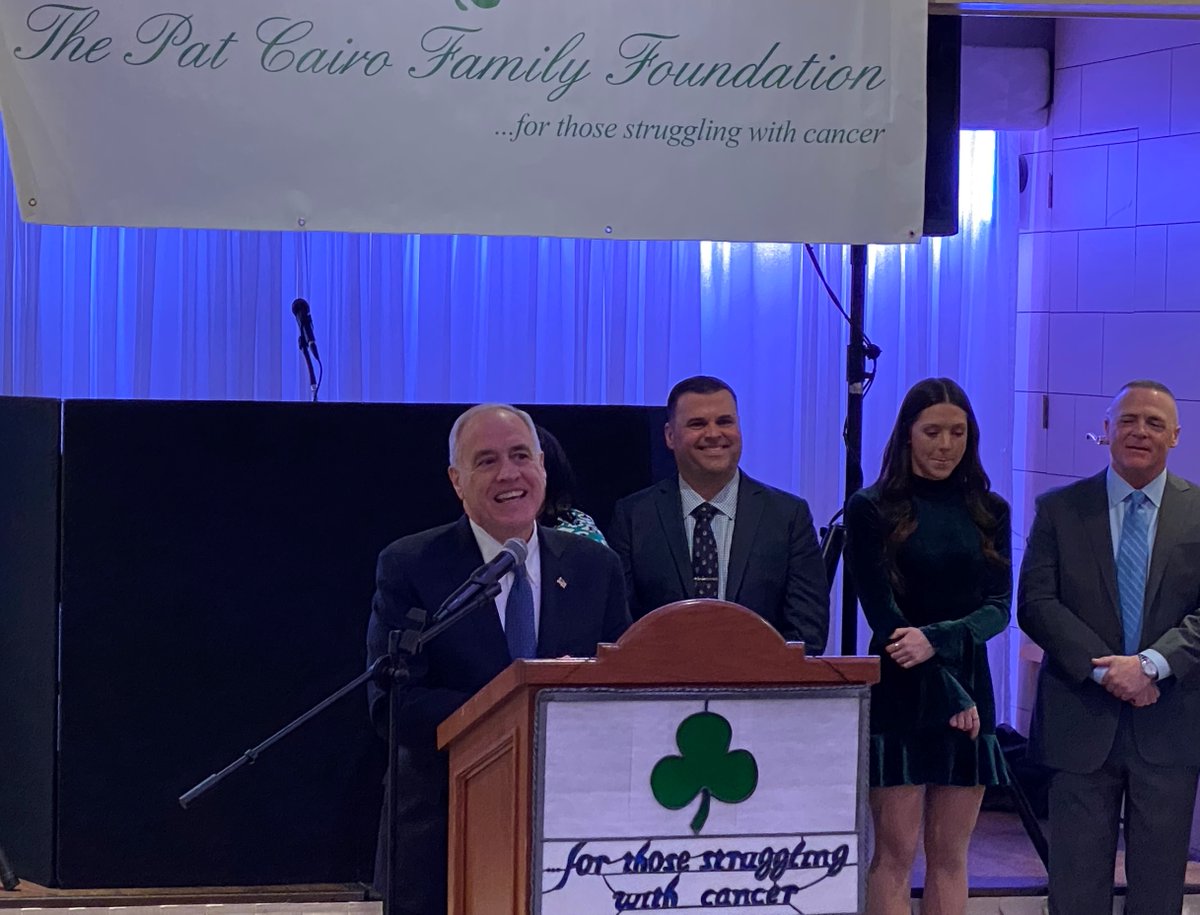 NYSComptroller's tweet photo. Since its inception in 1995, the Pat Cairo Family Foundation has donated more than $4M to help those struggling with cancer.  I was happy to attend the annual dinner dance in Nassau County to support this worthy cause and help honor Pat’s memory. https://t.co/gHdcSIxQbI