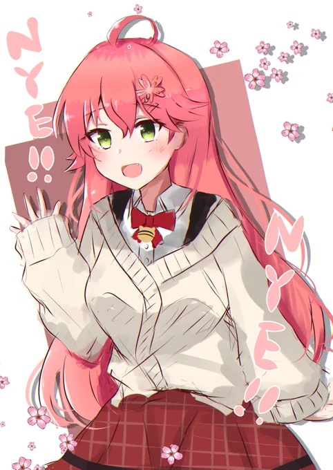 一時間むりいいいwww
みこち新髪型よかった!!!
 #ホロメンワンドロ35 
