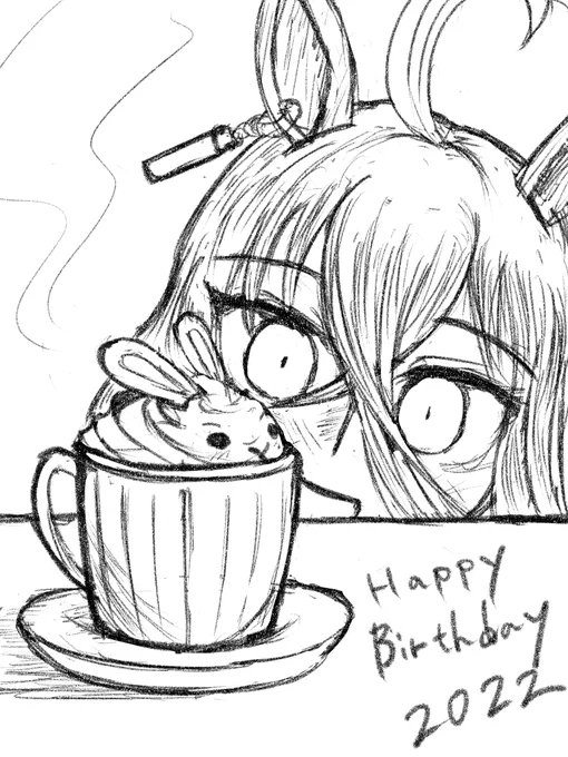 祝マンハッタンカフェお誕生日 #ウマ娘 