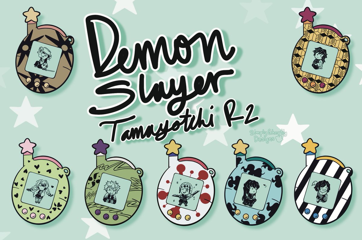 GhostlySimply's tweet photo. Learn the story behind "Demon Slay Tamagotchi V.2" and help us meet our goal. @indiegogo https://t.co/t0oKwPN1VE https://t.co/JVM4lxlOKP