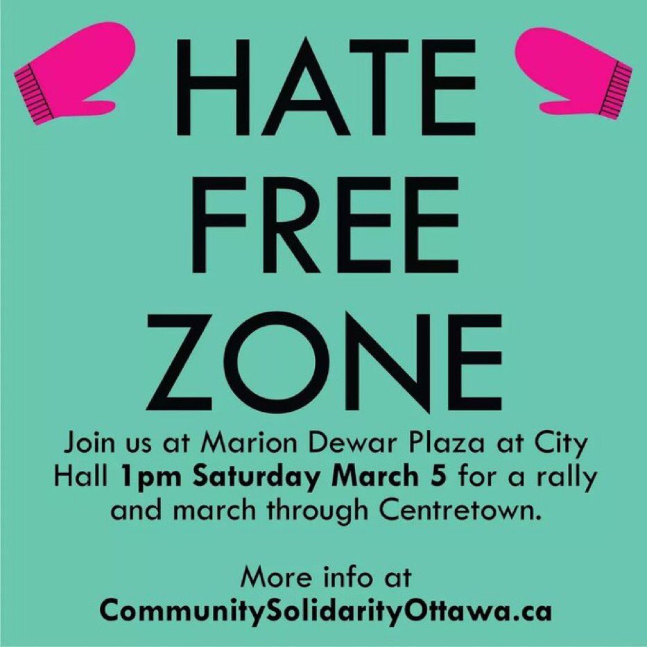 HassanHusseini2's tweet photo. Today at 1pm at Ottawa City Hall. 

Join us as we march against the far right and to hold OPS, City, province and federal governments accountable for the occupation of the city by the extreme right so-called freedom convoy #canlab #cdnpoli #CdnMedia https://t.co/t8WAGZSvQg